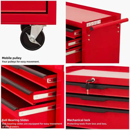 7-Drawer Rolling Tool Chest Cabinet