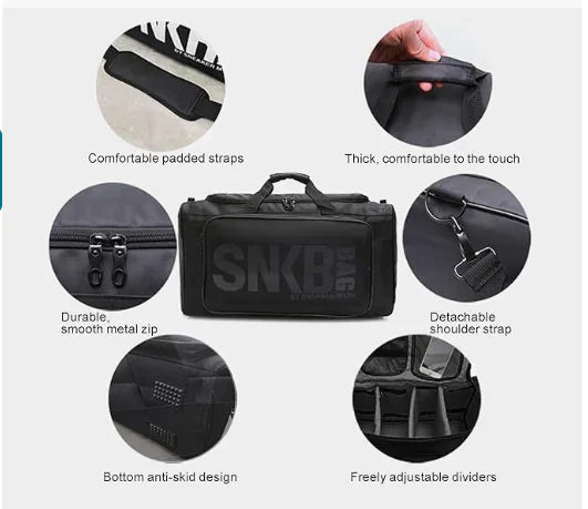 Sneaker Duffel Travel Bag for Men