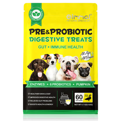 Pre Probiotics for Dogs 60 Chews