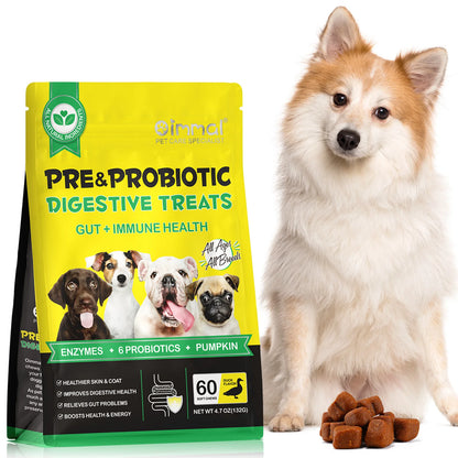 Pre Probiotics for Dogs 60 Chews