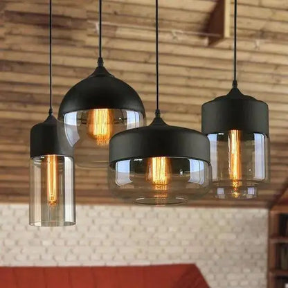 Glass Chandelier Pendant Lights