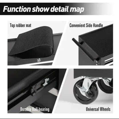 Rolling Tool Chest With 7-Drawer Tool Box With Wheels