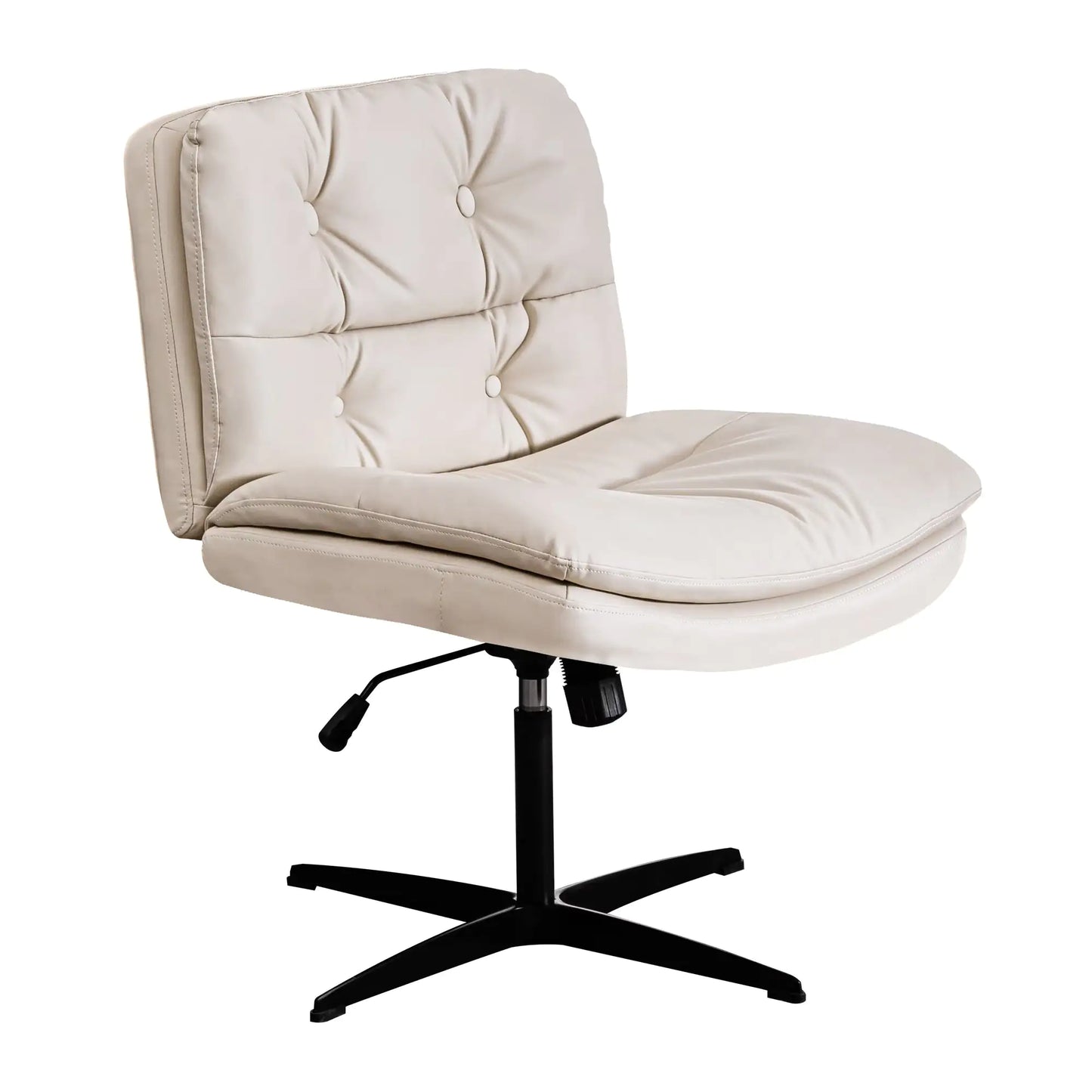 Large Size Armless Home Office Desk Chair