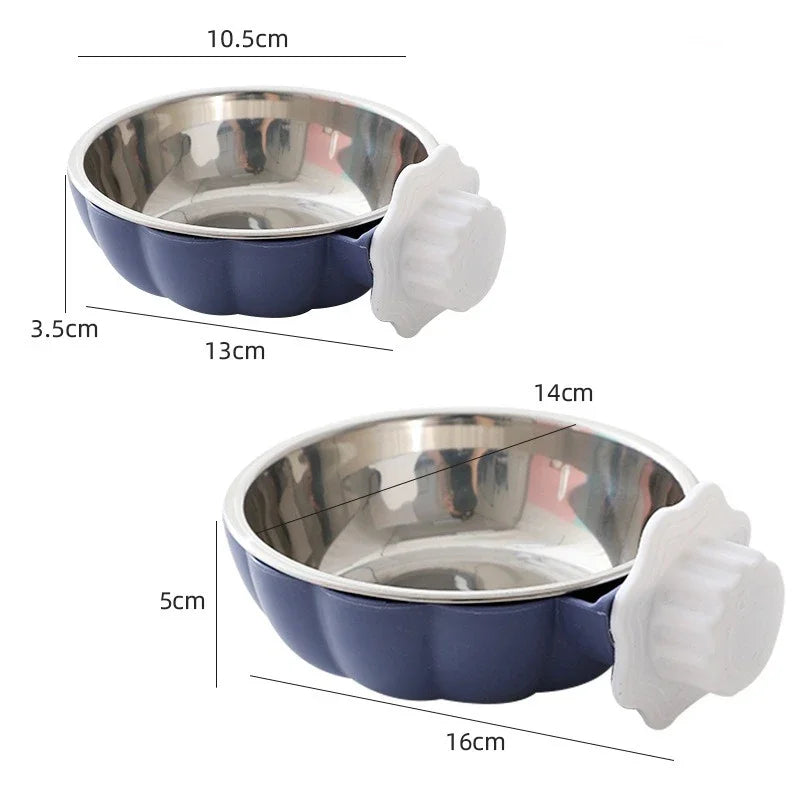 Hanging Pet Bowl Dog Set