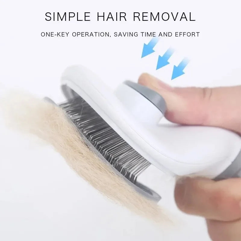 Pet Self Cleaning Pet Hair Remover Brush