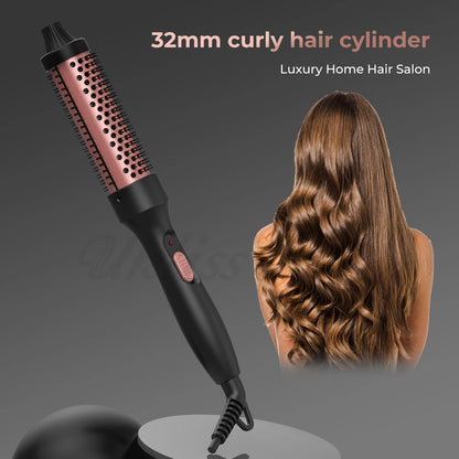 3 in 1 Thermal Brush, Hair Curler, And Comb