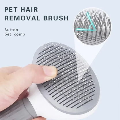 Pet Self Cleaning Pet Hair Remover Brush