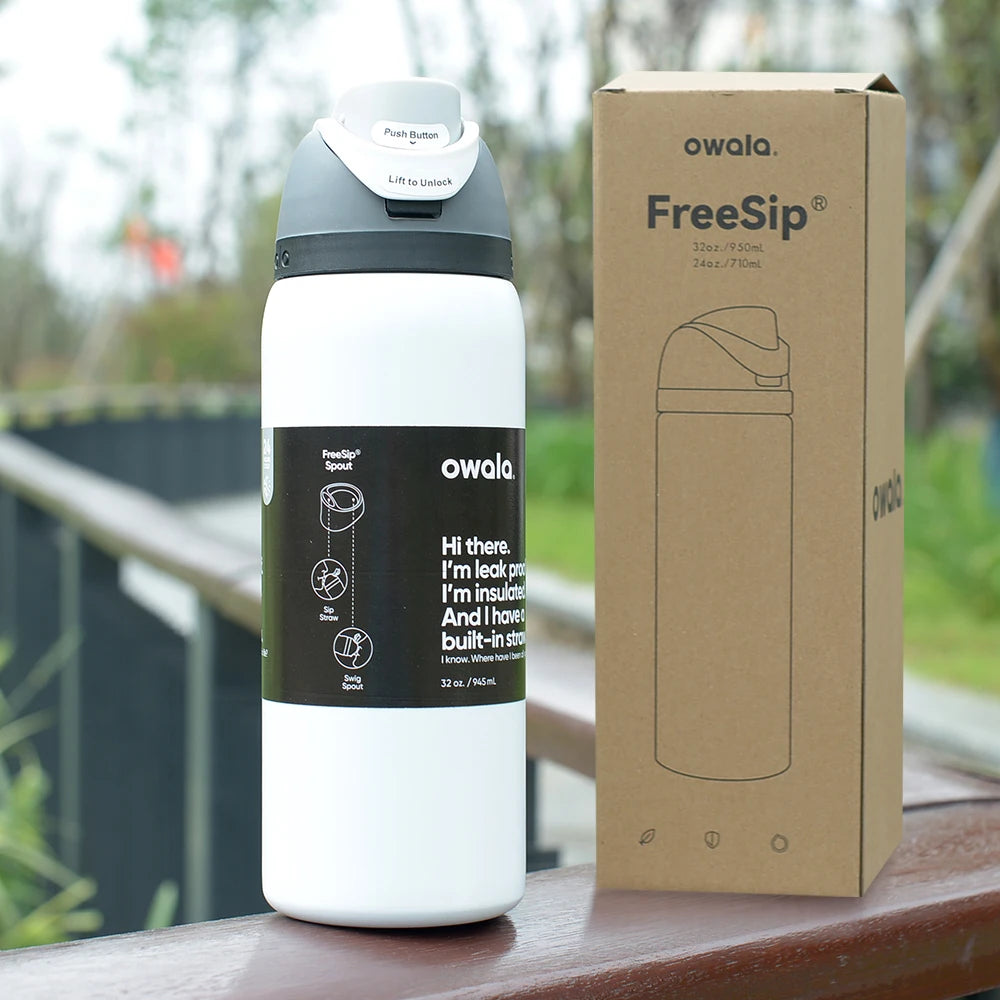 Owala Insulated Stainless Steel Water Bottle with Straw