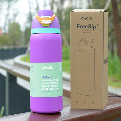 Owala Insulated Stainless Steel Water Bottle with Straw