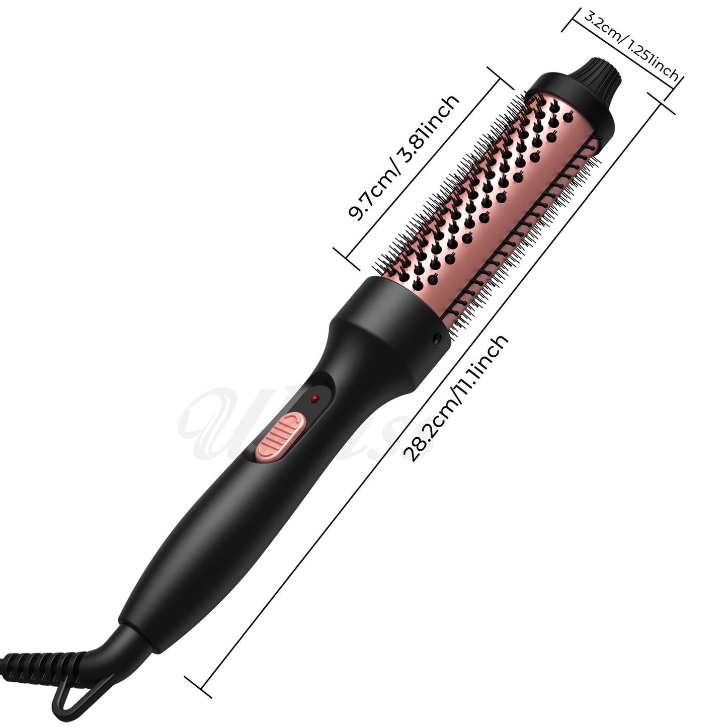 3 in 1 Thermal Brush, Hair Curler, And Comb