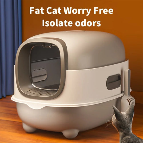 Closed Cat Litter Box