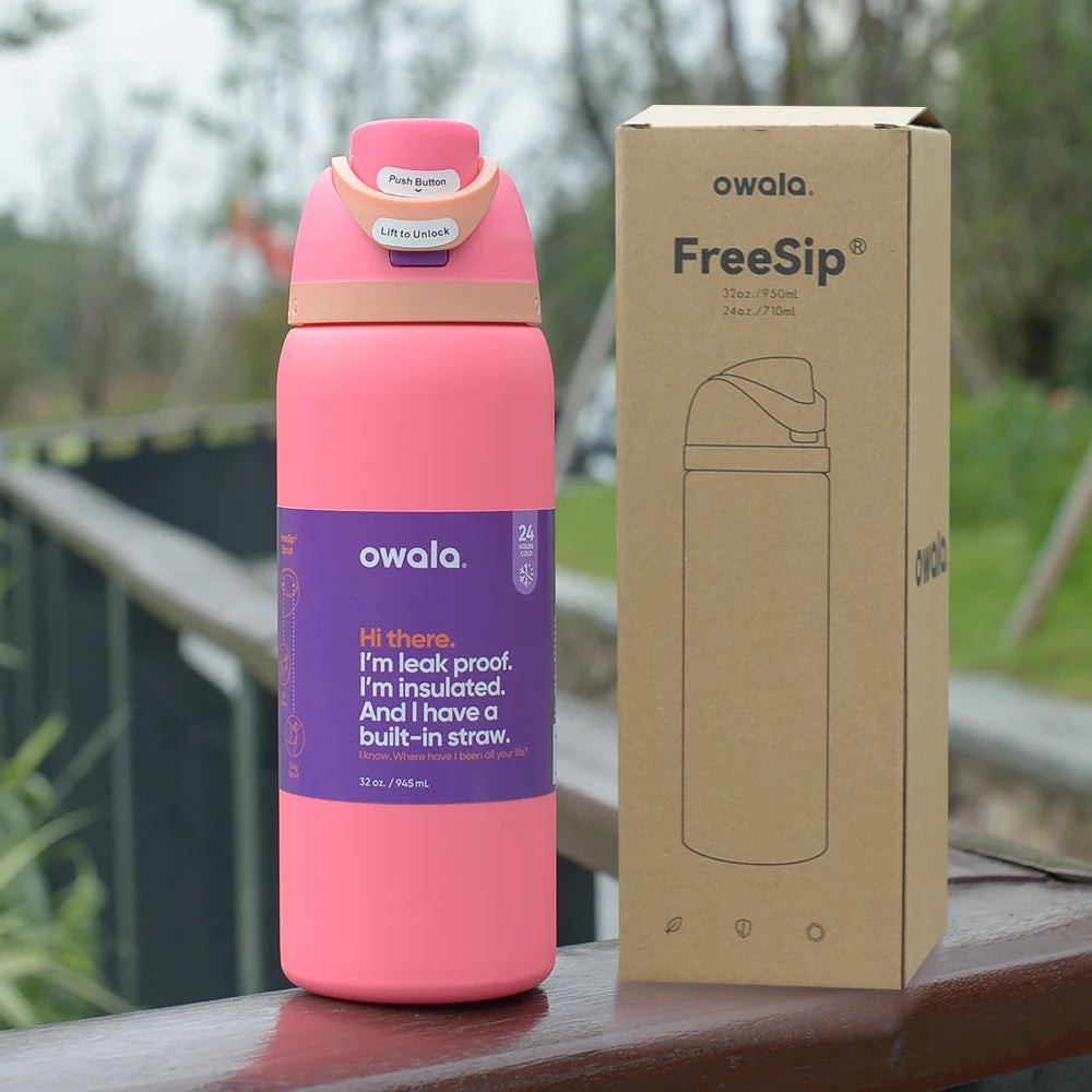 Owala Insulated Stainless Steel Water Bottle with Straw