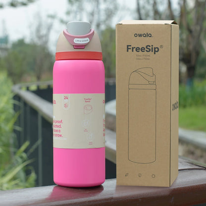 Owala Insulated Stainless Steel Water Bottle with Straw