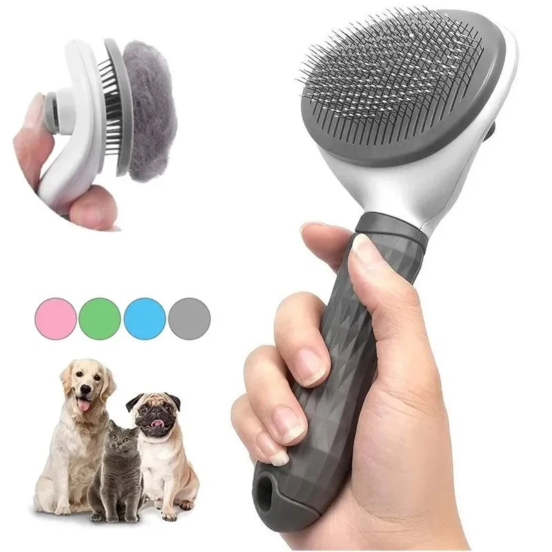 Pet Self Cleaning Pet Hair Remover Brush