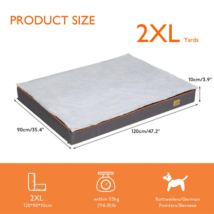 Premium Large Orthopedic Memory Foam Dog Bed