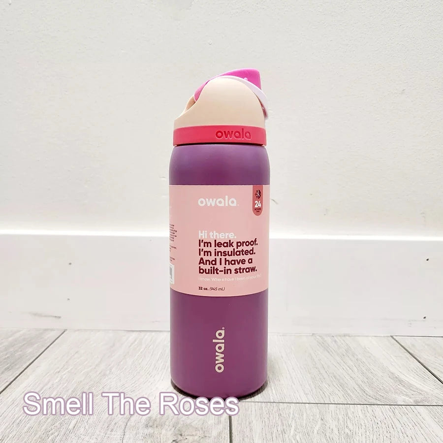 Owala Insulated Stainless Steel Water Bottle with Straw