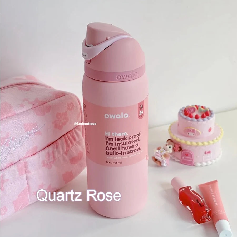 Owala Insulated Stainless Steel Water Bottle with Straw