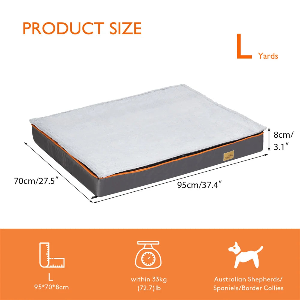 Premium Large Orthopedic Memory Foam Dog Bed