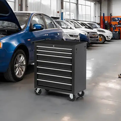 Rolling Tool Chest With 7-Drawer Tool Box With Wheels