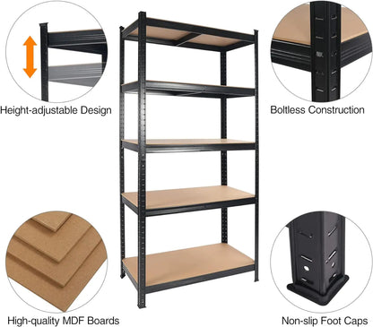 2000 Lb Capacity Garage Storage Rack Heavy-duty