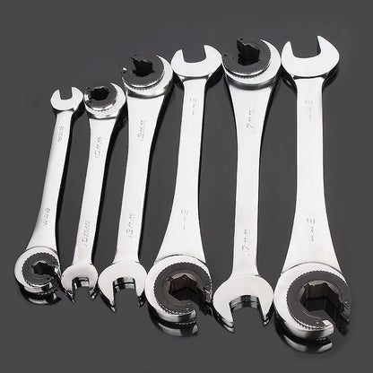 Tubing Ratchet Wrench Set