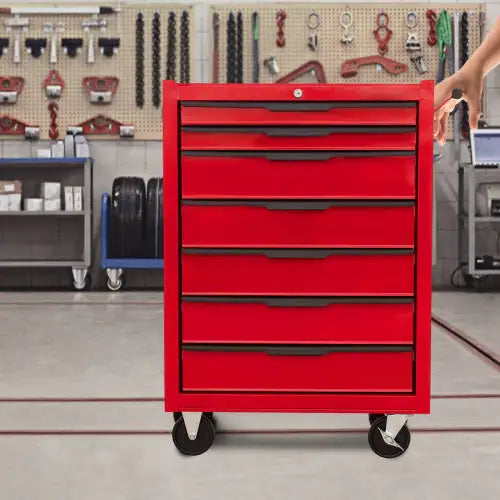 7-Drawer Rolling Tool Chest Cabinet