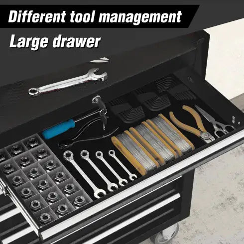 Rolling Tool Chest With 7-Drawer Tool Box With Wheels