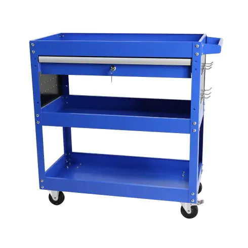 3 Tier Rolling Tool Cart, Heavy Duty Utility Cart Tool Organizer