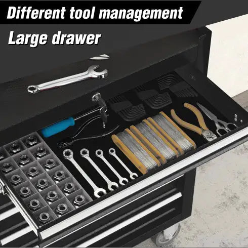 5-Drawer Rolling Tool Chest With Key Lock