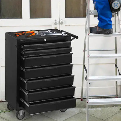 7-Drawer Rolling Tool Chest Cabinet