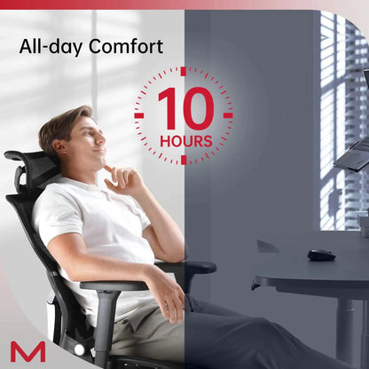 Ergonomic Office Chair With Footrest